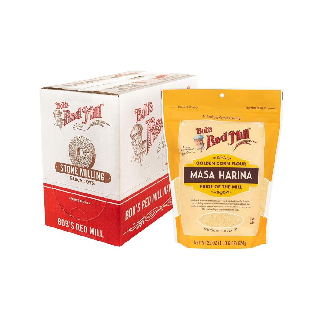 image:imageBobs Red Mill Golden Masa Harina Corn Flour 22oz Pack of 4 Vegan Kosher22 Ounce Pack of 4