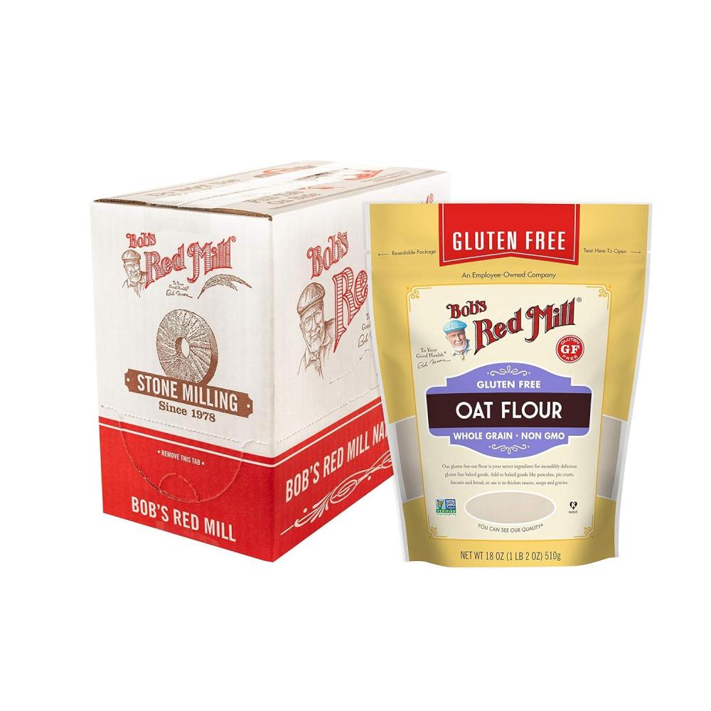 image:imageBobs Red Mill Oat Flour Gluten Free 18 Ounces Pack Of 4