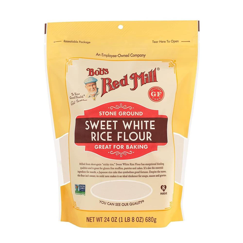 image:imageBobs Red Mill Sweet White Rice Flour 24oz Pack of 4  Non GMO Vegan Kosher24 Ounce Pack of 1