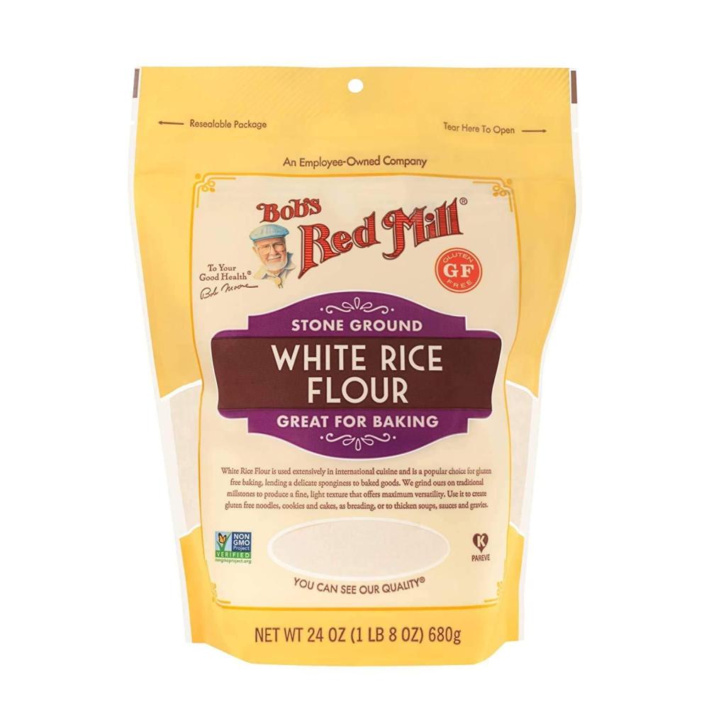 image:imageBobs Red Mill White Rice Flour 24oz Pack of 4  Non GMO Vegan Kosher24 Ounce Pack of 3