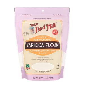 Bob’s Red Mill Tapioca Flour, 16oz (Pack of 4) – Non GMO, Vegan, Paleo Friendly, Kosher(Resealable)