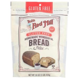 Bob’s Red Mill Gluten Free Homemade Wonderful Bread Mix, 16oz (Pack of 4) – Gluten Free, Kosher(16 Ounce (Pack of 1))