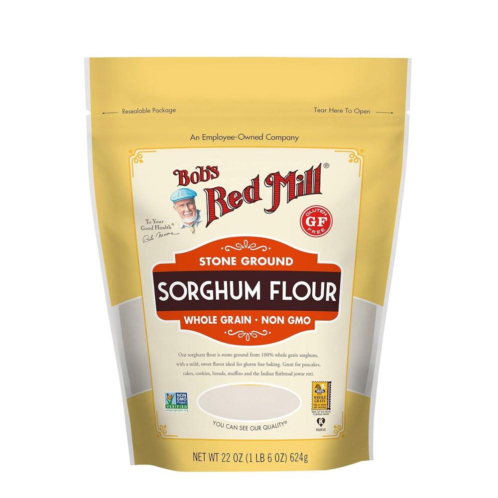 image:imageBobs Red Mill Sorghum Flour 22oz Pack of 4 Whole Grain Vegan Kosher44 Ounce Pack of 1