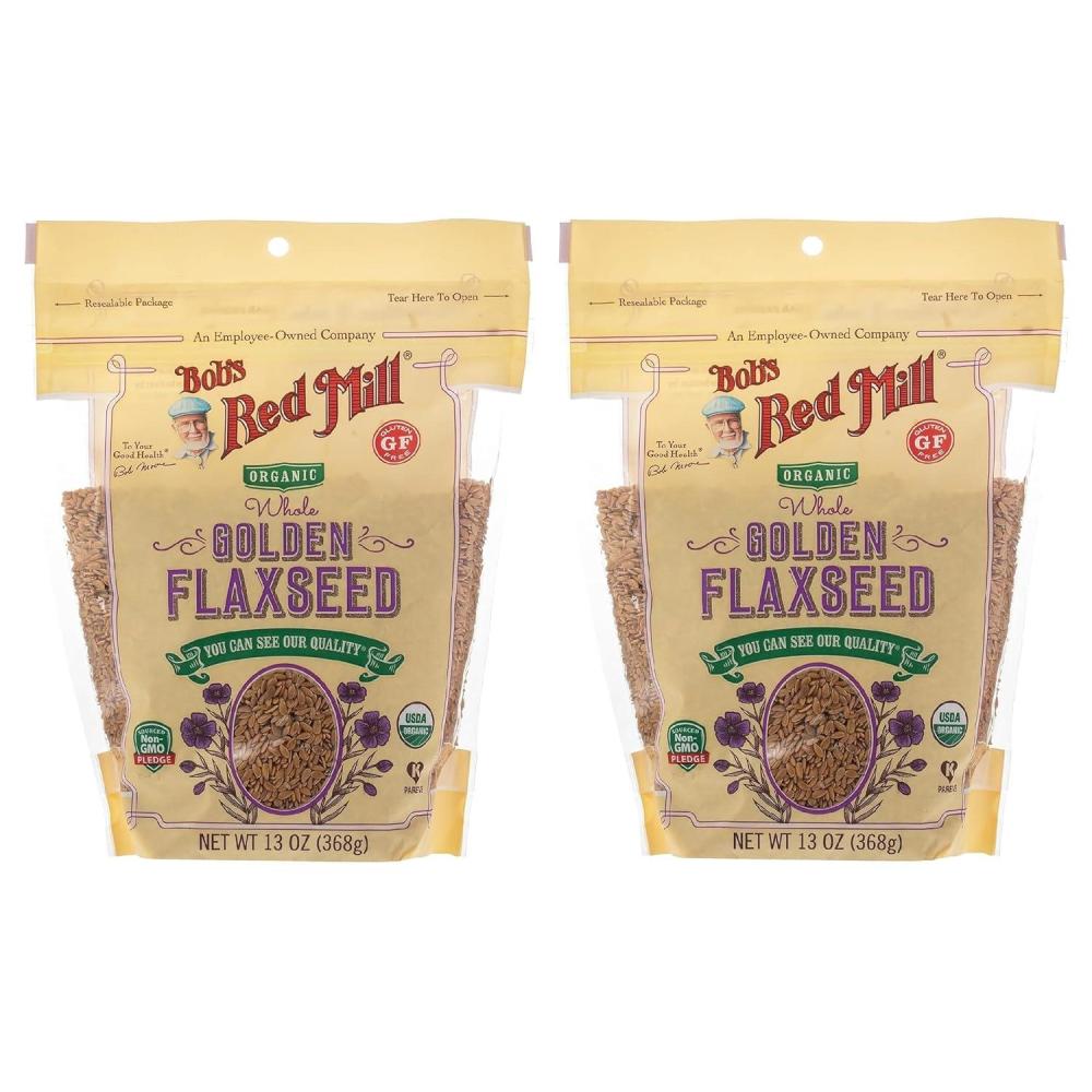 image:imageBobs Red Mill Resealable Organic Whole Golden Flaxseed 13 Ounce Pack of 1Pack of 1