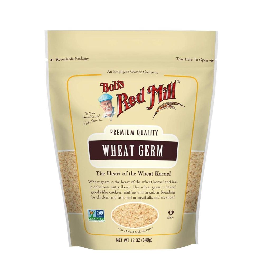 image:imageBobs Red Mill Wheat Germ 12oz Pack of 4  Non GMO Vegan Kosher3 Ounce Pack of 4
