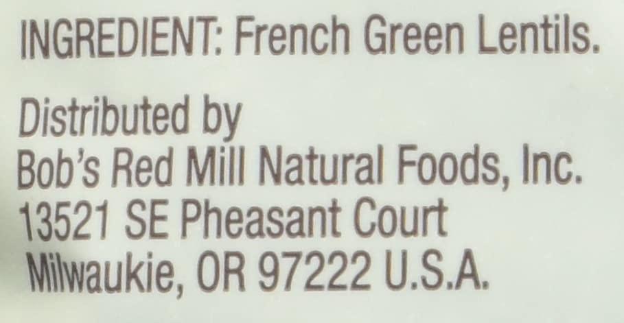 image:imageBobs Red Mill Green Lentils 24oz Pack of 4 Non GMO Vegan Kosher