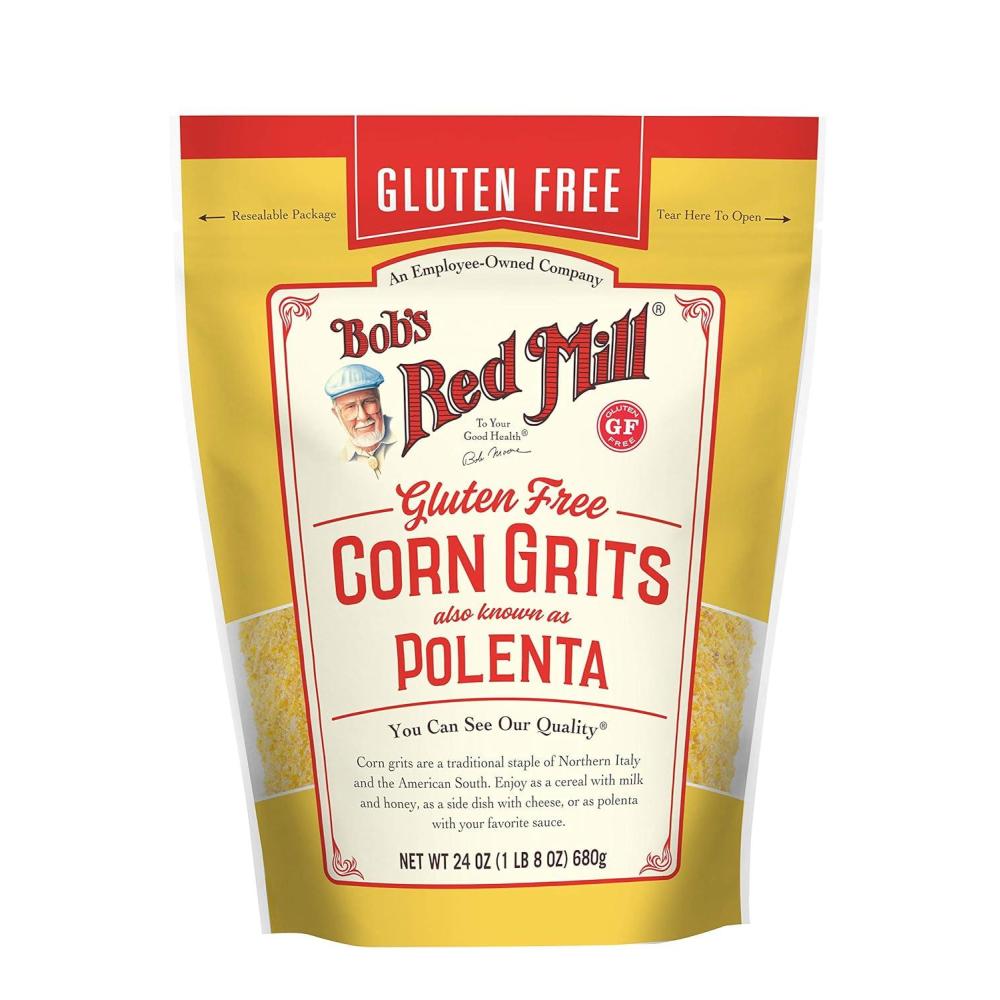 image:imageBobs Red Mill Gluten Free Corn GritsPolenta 24oz Pack of 4  Gluten Free Vegan Kosher24 Ounce Pack of 2