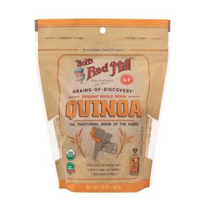 Bob’s Red Mill Organic White Quinoa – 13 Ounce (Pack of 1), Vegan, Gluten Free, Non GMO, Complete Plant Protein, Whole Grain(13 Ounce (Pack of 1))