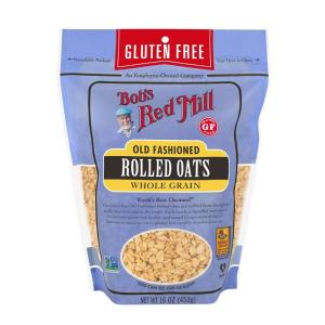 Bob’s Red Mill Gluten Free Old Fashioned Rolled Oats, 16oz (Pack of 4) – Non-GMO, Gluten Free, Whole Grain(GF Old Fashioned)